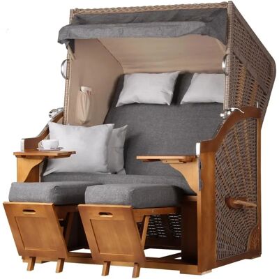 Bene Living - 558 - Pinie - Mokka - Beach chair Bene Living - 558 - Pinie - Mokka - Beach chair