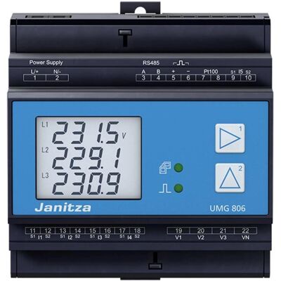 Janitza UMG 806 - Universal Energy Meter - 6TE - Modular Device Janitza UMG 806 - Universal Energy Meter - 6TE - Modular Device