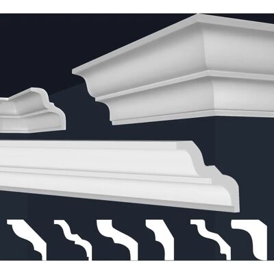 MARBET DESIGN - E-10 - 80x87 mm - Ceiling and wall cornice - Publicité MARBET DESIGN - E-10 - 80x87 mm - Ceiling and wall cornice - Publicité