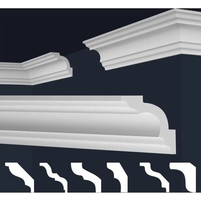 MARBET DESIGN - E-15 - Blanc 80x80 - Cornice - Publicité MARBET DESIGN - E-15 - Blanc 80x80 - Cornice - Publicité