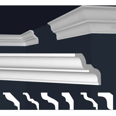MARBET DESIGN - E-20 - 65x60 mm - Corniche décorative - Publicité MARBET DESIGN - E-20 - 65x60 mm - Corniche décorative - Publicité