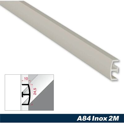 EFFECTOR - INOX Trim - 25x10mm - Profilo bordo piastrelle EFFECTOR - INOX Trim - 25x10mm - Profilo bordo piastrelle