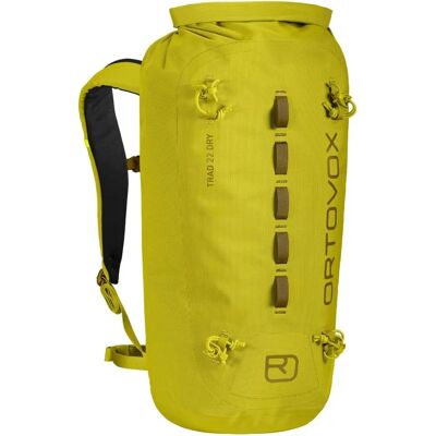 Ortovox Trad 22 Dry Jaune - Sac à dos d'escalade Ortovox Trad 22 Dry Jaune - Sac à dos d'escalade