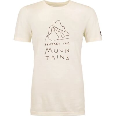 Ortovox XL Weiß Mountain Protector Merino-Shirt Ortovox XL Weiß Mountain Protector Merino-Shirt