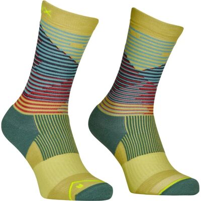 Ortovox All Mountain Mid Socks - Men - Yellow - 45-47 Ortovox All Mountain Mid Socks - Men - Yellow - 45-47