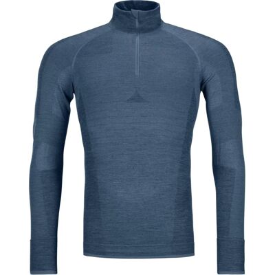 Ortovox 230 Competition Zip Neck - Cou Base - Bleu Petrol Ortovox 230 Competition Zip Neck - Cou Base - Bleu Petrol