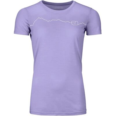 Chemise Mountain Cool Mérino Lavande - Femme - Publicité Chemise Mountain Cool Mérino Lavande - Femme - Publicité