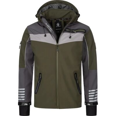 Rock Creek - Softshelljacke - Dunkelgrün - 2XL - Softshell jacket Rock Creek - Softshelljacke - Dunkelgrün - 2XL - Softshell jacket