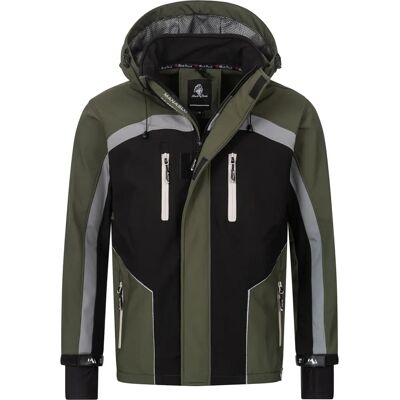 Rock Creek Softshell - Dunkelgrün - 2XL - Softshelljacke Rock Creek Softshell - Dunkelgrün - 2XL - Softshelljacke