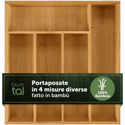 Blumtal - N.A. - Bambu - 27 x 30 cm - Bandeja de talheres Blumtal - N.A. - Bambu - 27 x 30 cm - Bandeja de talheres
