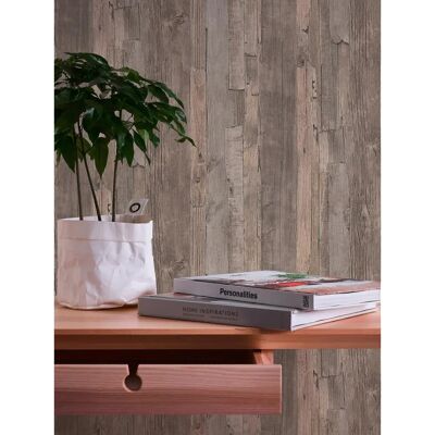 Profhome 954053-GU Vlies Wallpaper - Holz Design, Matt Beige Braun - Wandbekleidung Profhome 954053-GU Vlies Wallpaper - Holz Design, Matt Beige Braun - Wandbekleidung