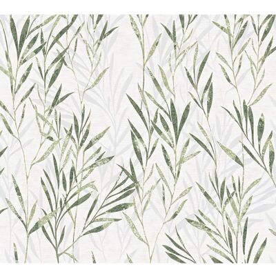 Profhome Modell 367123-GU Grüne Blumen Vlies Tapete - 5,33 m2 Profhome Modell 367123-GU Grüne Blumen Vlies Tapete - 5,33 m2