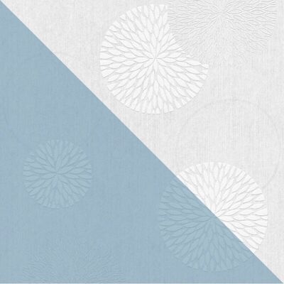 Profhome 321301-GU White Floral Textured Paintable Wallpaper - Wallcovering Profhome 321301-GU White Floral Textured Paintable Wallpaper - Wallcovering