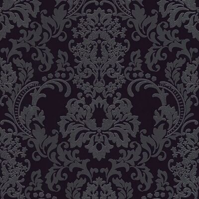 Profhome 361663-GU Schwarze strukturierte Glitzer Tapete - Wandbeklebung Profhome 361663-GU Schwarze strukturierte Glitzer Tapete - Wandbeklebung