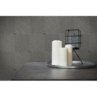 Profhome 369261-GU Papel de Parede Geométrico Gris - Decoración de Pared Profhome 369261-GU Papel de Parede Geométrico Gris - Decoración de Pared