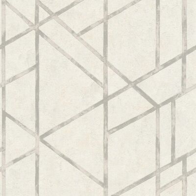 Profhome 369285-GU Silber Geometrik Tapete - Tapete Profhome 369285-GU Silber Geometrik Tapete - Tapete