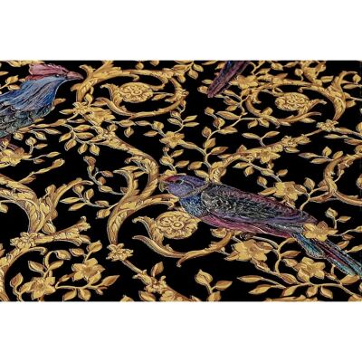 Profhome 370531-GU Carta da Parati Non Tessuta Dorata con Uccelli - Decorazione Murale Profhome 370531-GU Carta da Parati Non Tessuta Dorata con Uccelli - Decorazione Murale