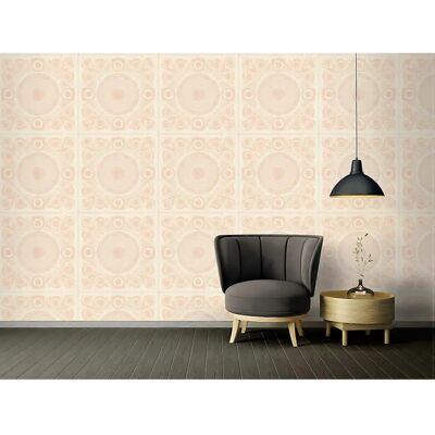 Profhome 370556-GU Rosa Texturierte Barock Tapete - Wandbekleidung Profhome 370556-GU Rosa Texturierte Barock Tapete - Wandbekleidung