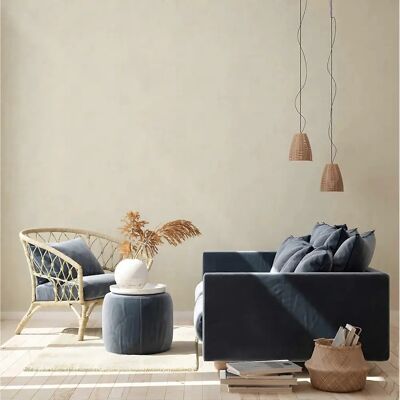 Profhome Cream Textured Non-woven Wallpaper - Wallcovering - 374234-GU Profhome Cream Textured Non-woven Wallpaper - Wallcovering - 374234-GU