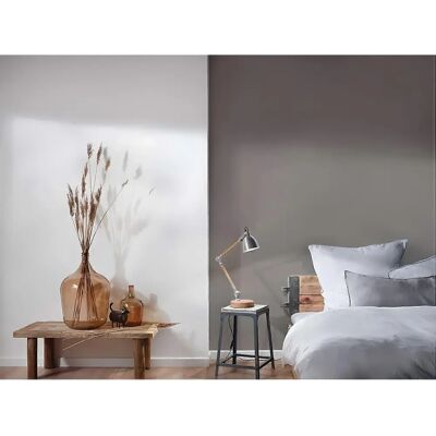 Profhome Grey Textured Non-Woven Wallpaper - Wall Decor Profhome Grey Textured Non-Woven Wallpaper - Wall Decor