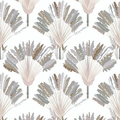 Profhome 377082-GU Papel pintado no tejido - Patrón floral - Gris Profhome 377082-GU Papel pintado no tejido - Patrón floral - Gris
