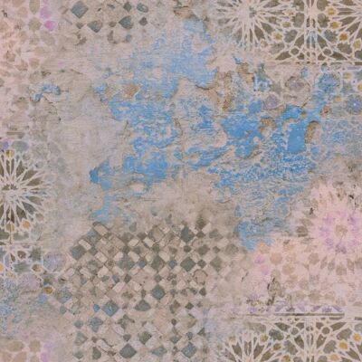Profhome 378581-GU Papel Pintado No Tejido - Aspecto Vintage - Azul - 5,33m2 Profhome 378581-GU Papel Pintado No Tejido - Aspecto Vintage - Azul - 5,33m2