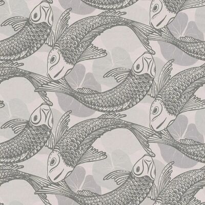 Profhome 378591-GU Animal Grey Wallpaper - Wallpaper Profhome 378591-GU Animal Grey Wallpaper - Wallpaper