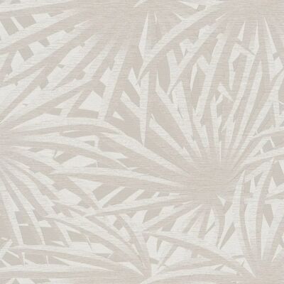 Profhome 378614-GU White/Grey Floral Non-woven Wallcovering - Wallpaper Profhome 378614-GU White/Grey Floral Non-woven Wallcovering - Wallpaper