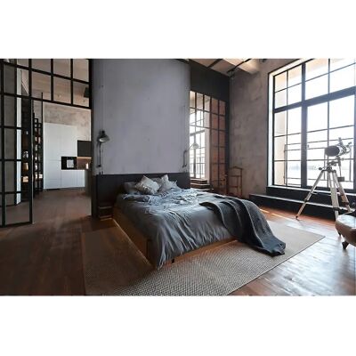 Profhome 379036-GU Grey Black Textured Non-woven Wallpaper - Wall Decor Profhome 379036-GU Grey Black Textured Non-woven Wallpaper - Wall Decor