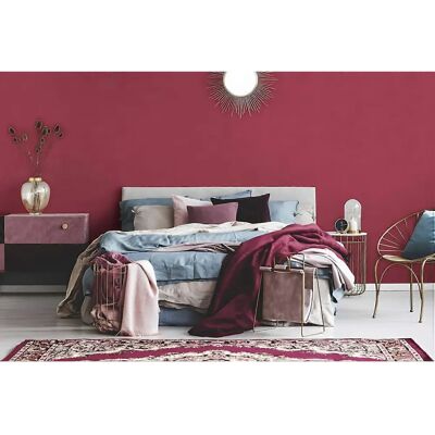 Profhome Papier Peint Non Tissé Texturé Rouge - Décoration Murale - 5.33m2 - Publicité Profhome Papier Peint Non Tissé Texturé Rouge - Décoration Murale - 5.33m2 - Publicité
