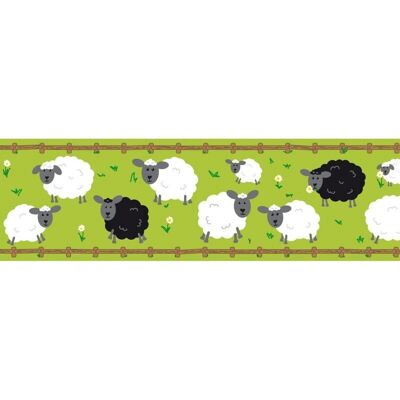 Profhome Tiermuster Tapete Bordüre - Selbstklebend, Grün, Leicht Texturiert, 0,15m x 5m Profhome Tiermuster Tapete Bordüre - Selbstklebend, Grün, Leicht Texturiert, 0,15m x 5m