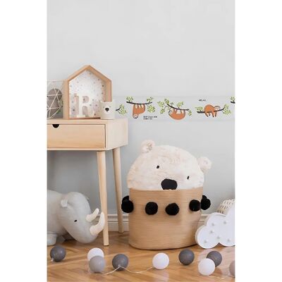 Profhome Tiermuster Tapete Bordüre - Selbstklebend, Leicht Texturiert, Matt - 0,15m x 5m Profhome Tiermuster Tapete Bordüre - Selbstklebend, Leicht Texturiert, Matt - 0,15m x 5m