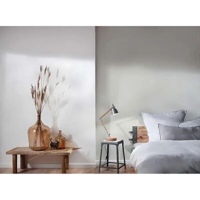 Profhome 913050-GU White Striped Non-woven Wallpaper - Wall Decor Profhome 913050-GU White Striped Non-woven Wallpaper - Wall Decor