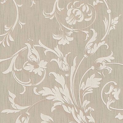 Profhome Beige Textile Wallpaper - Wall Decor - 956331-GU Profhome Beige Textile Wallpaper - Wall Decor - 956331-GU