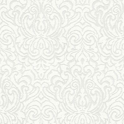 Profhome 961932-GU Textil Tapete - Texturiertes Mattweiß - 0,53x10,05m - Tapete Profhome 961932-GU Textil Tapete - Texturiertes Mattweiß - 0,53x10,05m - Tapete