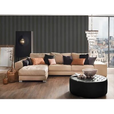 Profhome 961944-GU Textil Tapete - Strukturiert Braun Grau Wandbeklebung Profhome 961944-GU Textil Tapete - Strukturiert Braun Grau Wandbeklebung