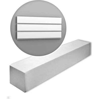 Orac Decor W116-box Pannelli 3D per Pareti - Moderno, Bianco, 200cm Orac Decor W116-box Pannelli 3D per Pareti - Moderno, Bianco, 200cm
