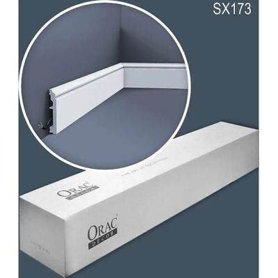 Orac Decor Blanco 8x Listones de Zócalo SX173 - Zócalo Orac Decor Blanco 8x Listones de Zócalo SX173 - Zócalo