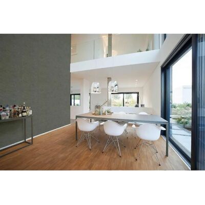 Papel pintado no tejido Profhome 386984 - verde con detalles metálicos Papel pintado no tejido Profhome 386984 - verde con detalles metálicos