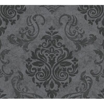Profhome 953723-GU - Papel de pared no tejido decorativo - Antracita Profhome 953723-GU - Papel de pared no tejido decorativo - Antracita