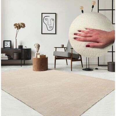 La alfombra Relax Beige Antideslizante Lavable 160x220 - Alfombra La alfombra Relax Beige Antideslizante Lavable 160x220 - Alfombra