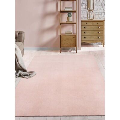 La Alfombra Relax Antideslizante Lavable Poliéster Rosa - Alfombra La Alfombra Relax Antideslizante Lavable Poliéster Rosa - Alfombra