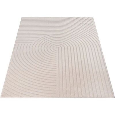 THE CARPET Knight Beige - Polyester Teppich für Wohnzimmer THE CARPET Knight Beige - Polyester Teppich für Wohnzimmer