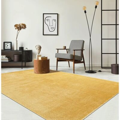 Teppich Relax Gold 200x280cm waschbarer rutschfester moderner Teppich Teppich Relax Gold 200x280cm waschbarer rutschfester moderner Teppich