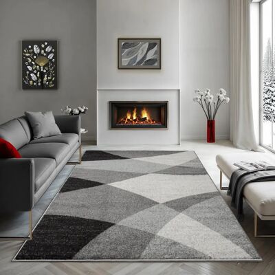 THE CARPET Thales 140x200cm Dicht moderner Teppich - Teppich THE CARPET Thales 140x200cm Dicht moderner Teppich - Teppich