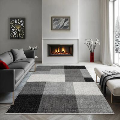 THE CARPET Thales 140x200cm Moderner Dichter Wohnzimmer Teppich THE CARPET Thales 140x200cm Moderner Dichter Wohnzimmer Teppich