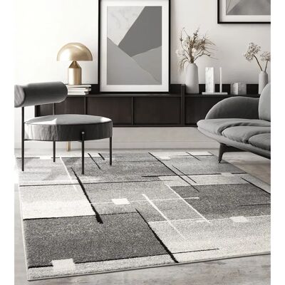 THE CARPET Thales 200x280cm Grauer Rechteckiger Teppich - Teppich THE CARPET Thales 200x280cm Grauer Rechteckiger Teppich - Teppich