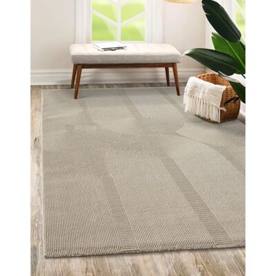 THE CARPET - Sign - 160x230 cm - Beige - Rug THE CARPET - Sign - 160x230 cm - Beige - Rug