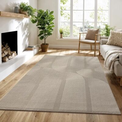THE CARPET - Sign - 160x230 cm - Beige - Rug THE CARPET - Sign - 160x230 cm - Beige - Rug