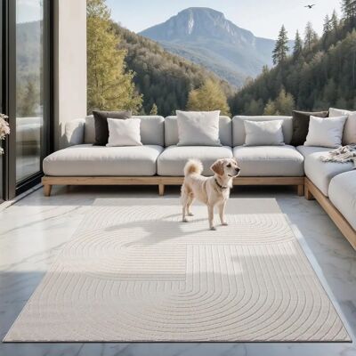 Teppich THE CARPET Santo Plus Beige (creme) - Outdoor, maschinell gewebt Teppich THE CARPET Santo Plus Beige (creme) - Outdoor, maschinell gewebt